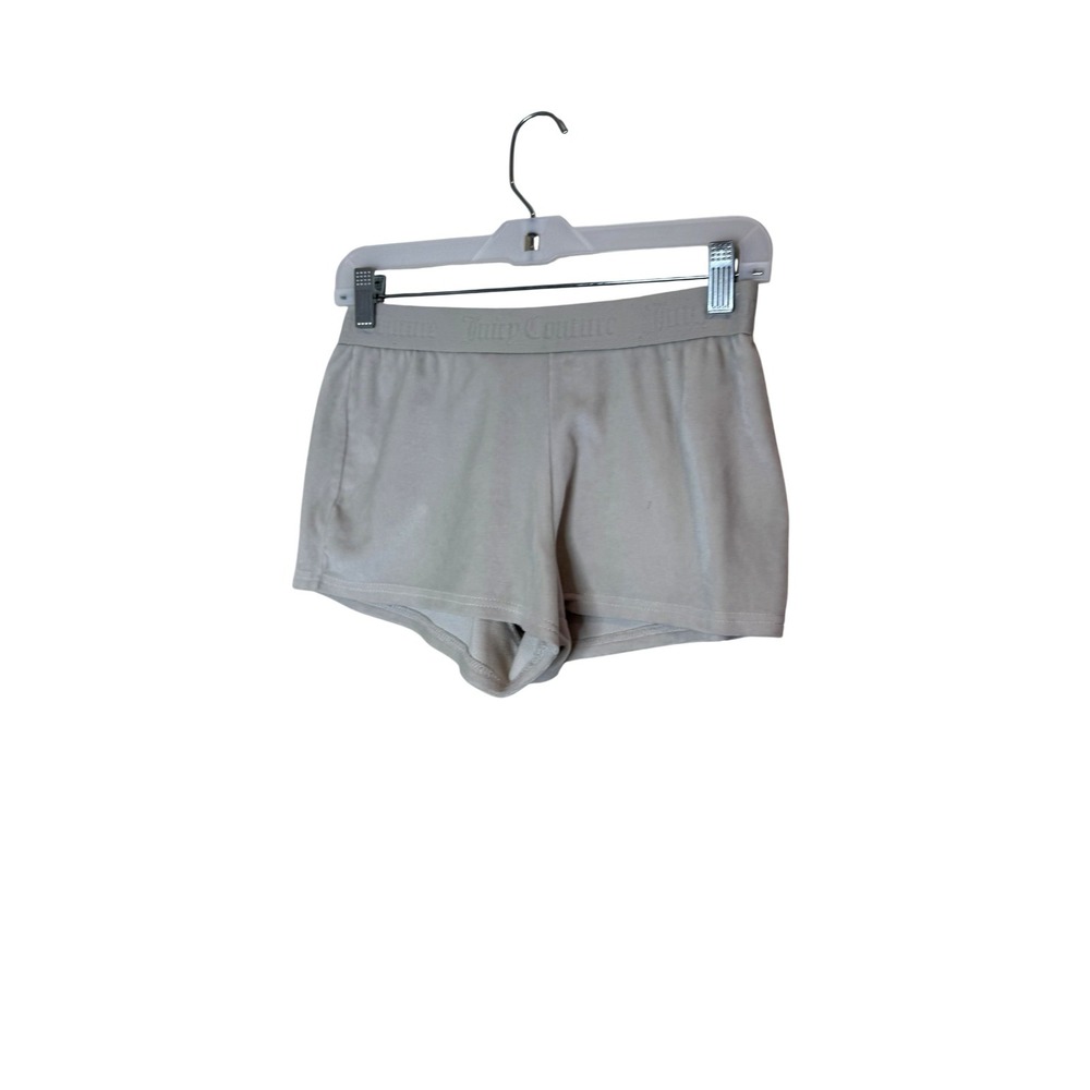 Juicy Couture Sleep Shorts Womens Small Velour Rhinestone Juicy Logo Lounge